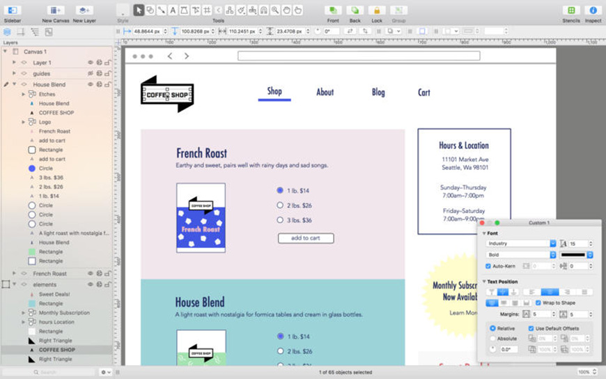 OmniGraffle 7 screenshot